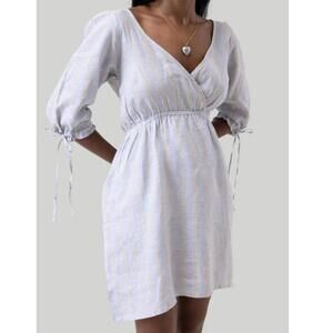 Reistor linen dress small NWT